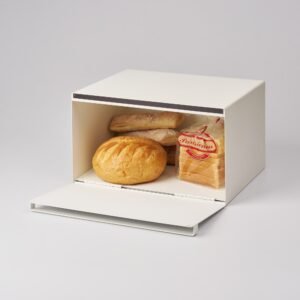 Bread Box - Steel - White