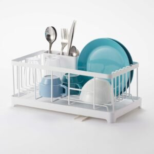 Wire Dish Rack - Steel - White