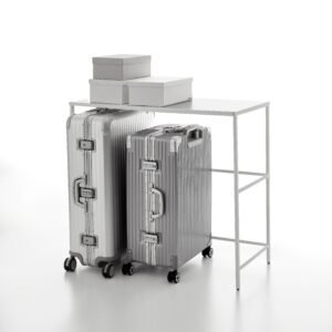 Expandable Suitcase Rack - Steel - Black