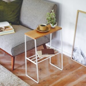 End Table (22" H) - Steel + Wood