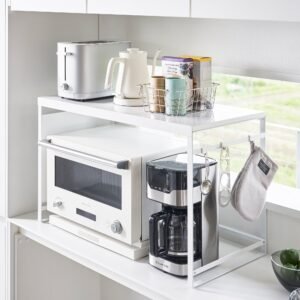Kitchen Appliance Rack - Steel - White
